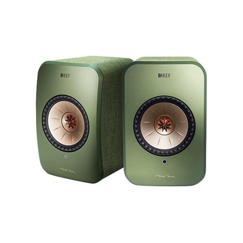 KEF - LSX Hi-Res Wireless Speakers - Olive