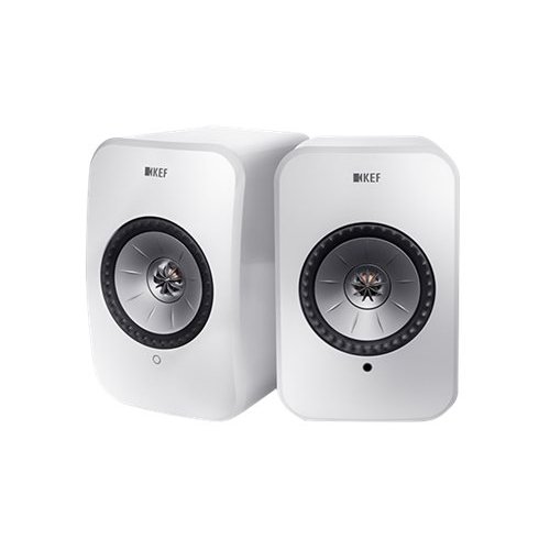 KEF - LSX Hi-Res Wireless Speakers - Gloss White