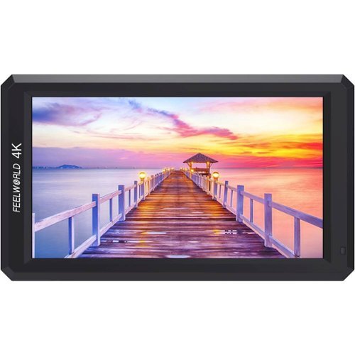 FeelWorld - 5.7" IPS LED FHD On-Camera Monitor - Black-Front_Standard 