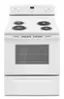 Front. Amana - 4.8 Cu. Ft. Freestanding Electric Range - White.