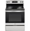 GE - 5.3 Cu. Ft. Freestanding Electric Range with Self-Cleaning and Sensi-temp Technology - Stainless Steel-Front_Standard 