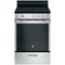 GE - 2.9 Cu. Ft. Freestanding Electric Range - Stainless Steel-Front_Standard