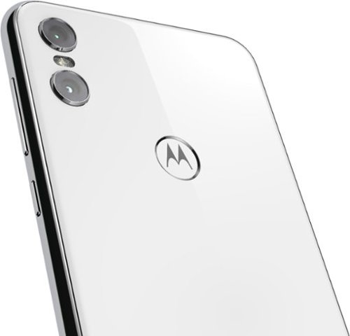 Motorola  One with 64GB Memory Cell Phone (Unlocked) - White GLOBAL SHIPPING