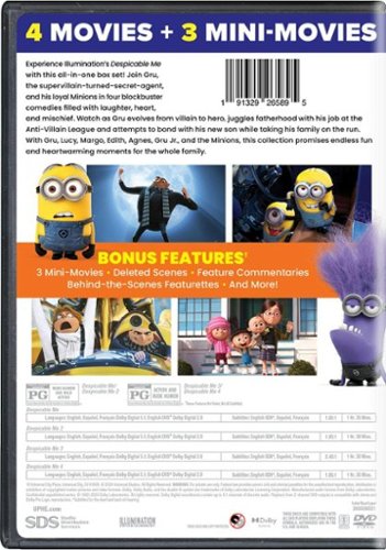 Illumination's Despicable Me 4 Movie Collection [DVD] [Standard