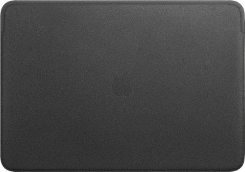 Apple - Leather Sleeve for 16-inch MacBook Pro - Black