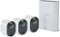 Arlo - Ultra 3-Camera Indoor/Outdoor Wire Free 4K HDR Security Camera System - White-Front_Standard 