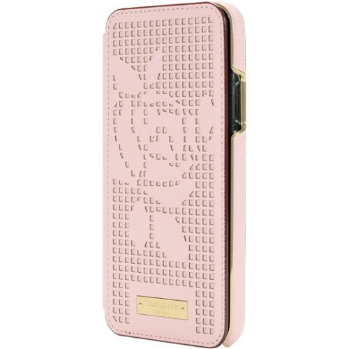 kate spade new york - Wrap Folio Case for Apple® iPhone® XR - Rose Quartz-Angle_Standard 
