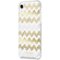 kate spade new york - Protective Hard Shell Case for Apple® iPhone® XR - Chevron Gold Glitter/Cream/ Gold Foil/Clear-Front_Standard 