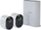 Arlo - Ultra 2-Camera Indoor/Outdoor Wire Free 4K HDR Security Camera System - White-Front_Standard 