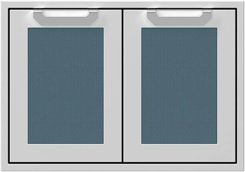 Photos - Kitchen System Hestan  AGAD Series 30" Outdoor Double Access Doors - Pacific Fog AGAD30 