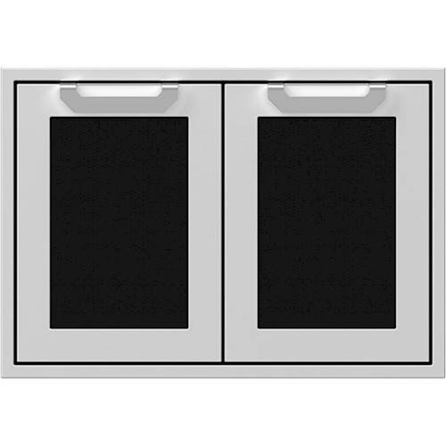 Photos - Kitchen System Hestan  AGSD Series 30" Outdoor Double Storage Doors - Stealth AGSD30-BK 