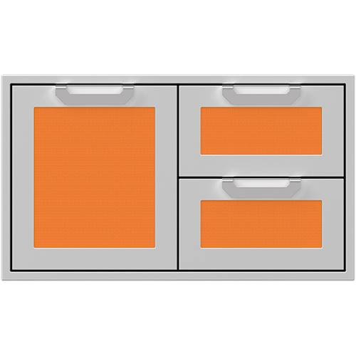 Hestan - AGSDR Series 36" Double Drawer and Storage Door Combination - Citra