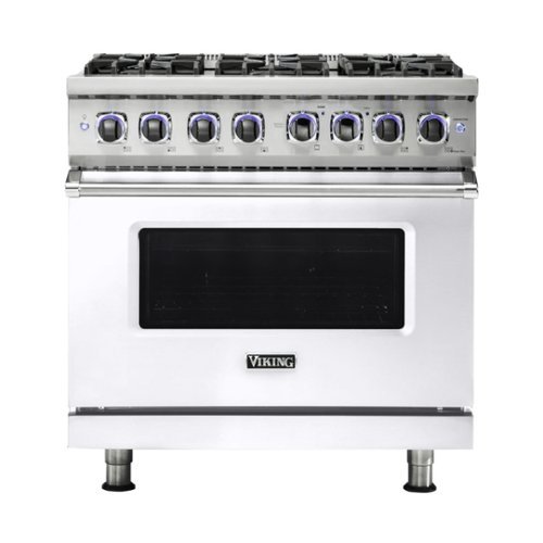 Viking - 5.1 Cu. Ft. Freestanding Gas Convection Range - White
