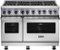 Viking - VGR Freestanding 7-Series Gas 48"W Range - Stainless steel-Front_Standard