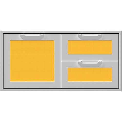 Hestan - AGSDR Series 42" Double Drawer and Storage Door Combination - Sol
