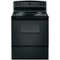 GE - 5.0 Cu. Ft. Freestanding Electric Range - Black-Front_Standard