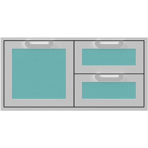 Hestan - AGSDR Series 42" Double Drawer and Storage Door Combination - Bora bora
