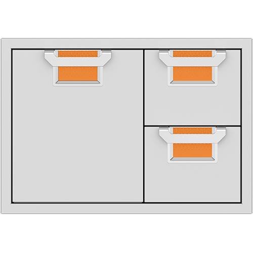 Hestan - Aspire AESDR Series 30" Double Drawer and Storage Door Combination - Citra