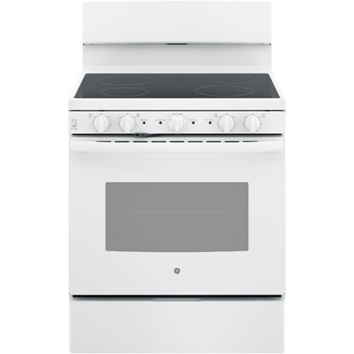 GE - 5.0 Cu. Ft. Self-Cleaning Freestanding Electric Range - White