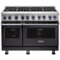 Viking - Freestanding Double Oven Gas Range - Graphite Gray-Front_Standard