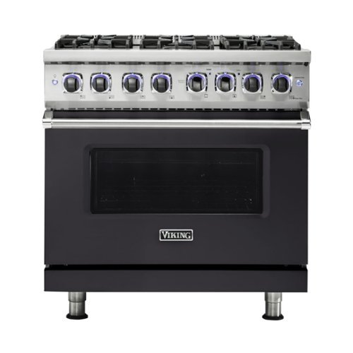 Viking - 5.1 Cu. Ft. Freestanding Gas Convection Range - Graphite Gray-Front_Standard 