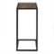 Walker Edison - Modern Rectangle End/Side Table - Mocha/Black-Front_Standard