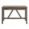 Walker Edison - Rustic Farmhouse A-Frame Computer Desk - Grey Wash-Front_Standard