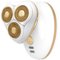 Nubrilliance - Hairless Wet/Dry Electric Shaver - White/Gold-Left_Standard