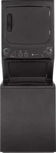 GE - 3.8 Cu. Ft. Top Load Washer and 5.9 Cu. Ft. Electric Dryer Laundry Center - Diamond gray