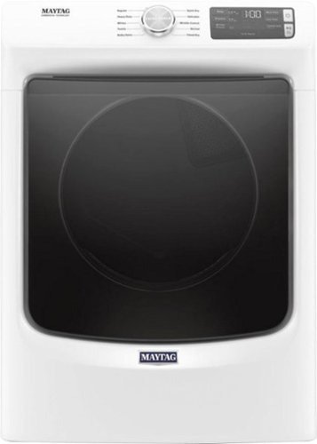 Photos - Tumble Dryer Maytag  7.3 Cu. Ft. Stackable Gas Dryer with Extra Power Button - White M 