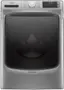 Front. Maytag - 4.8 Cu. Ft. High Efficiency Stackable Front Load Washer with Steam and Fresh Hold - Metallic Slate.