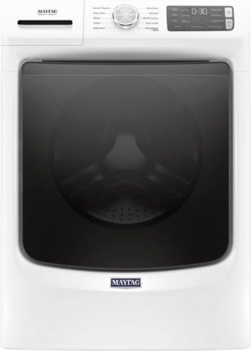 Maytag - 4.5 Cu. Ft. High-Efficiency Stackable Front Load Washer with Steam and Fresh Spin - White
