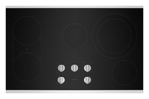 Photos - Hob Maytag  36" Built-In Electric Cooktop - Stainless Steel MEC8836HS 