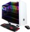 CyberPowerPC - Gaming Desktop - AMD Ryzen 7 2700X - 16GB Memory - NVIDIA RTX 2070 8GB - 2TB HDD + 240GB SSD - White-Angle_Standard 