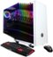 CyberPowerPC - Gaming Desktop - AMD Ryzen 7 2700X - 16GB Memory - NVIDIA RTX 2070 8GB - 2TB HDD + 240GB SSD - White-Angle_Standard