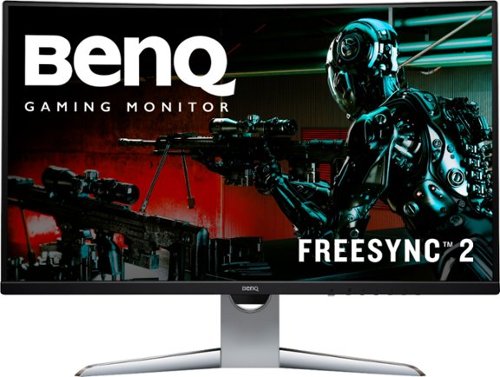 BenQ - EX3203R 32 inch 144Hz Curved Gaming Monitor | WQHD (2560 x 1440) | FreeSync 2 | DisplayHDR 400 (31.5" Display) - Gray