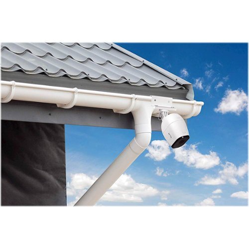Wasserstein Weatherproof Gutter Mount for Arlo Pro and Arlo Ultra Cameras - White SHOP ONLINE