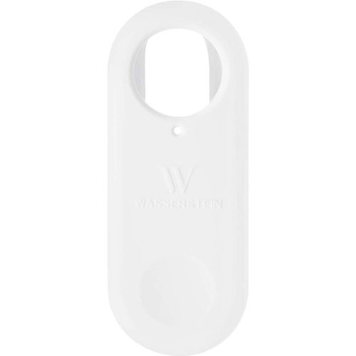 Wasserstein - Protective Silicone Skin for Nest Hello Video Doorbell - White-Front_Standard 