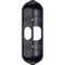 Wasserstein - Adjustable Angle Wall Mount for Nest Hello Video Doorbell - Black-Front_Standard