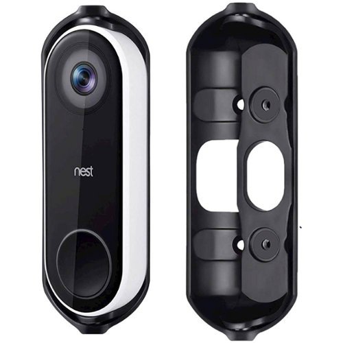 Wasserstein Adjustable Angle Wall Mount for Nest Hello Video Doorbell - Black WHERE TO BUY