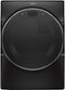 Whirlpool - 7.4 Cu. Ft. Stackable Smart Electric Dryer with Steam and Wrinkle Shield Plus Option - Black Shadow-Front_Standard