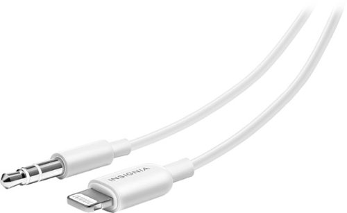  Insignia™ - 6' Lightning to Aux Cable - White