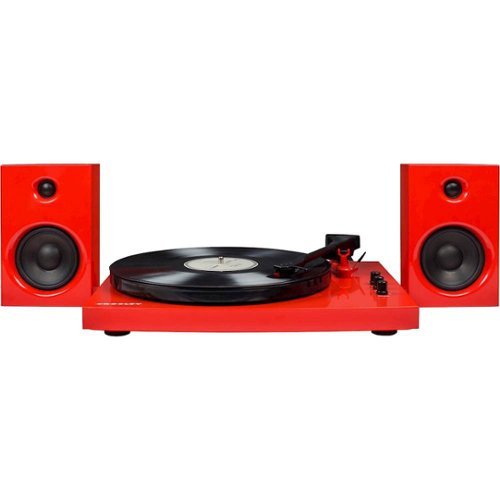 Crosley - Bluetooth Turntable System - Red-Front_Standard 