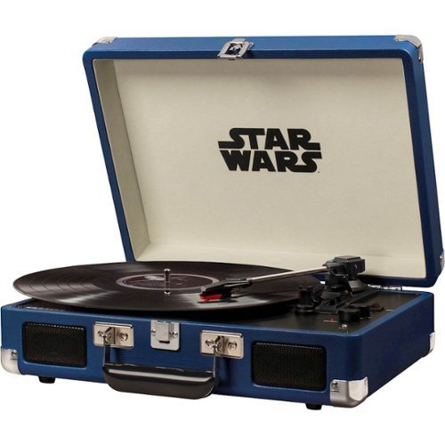 Crosley - Star Wars Bluetooth Portable Turntable - Blue-Front_Standard 
