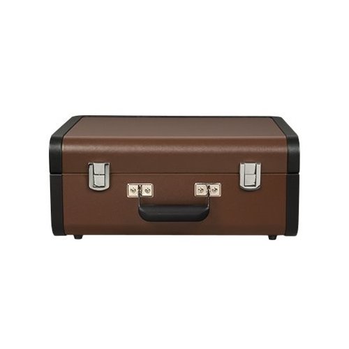 Crosley - Portfolio Bluetooth Stereo Turntable - Brown-Front_Standard 