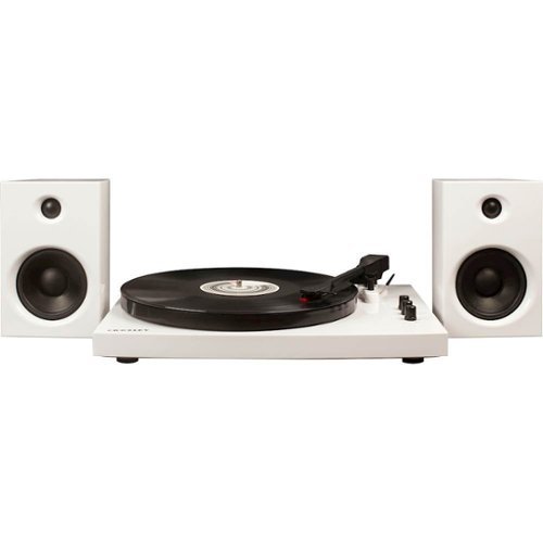 Crosley - Bluetooth Turntable System - White-Front_Standard 