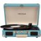 Crosley - Cruiser Deluxe Bluetooth Portable Turntable - Turquoise-Front_Standard 