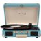 Crosley - Cruiser Deluxe Bluetooth Portable Turntable - Turquoise-Front_Standard