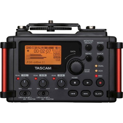 TASCAM - 4-Track Audio Recorder for Select DSLR Cameras - Black