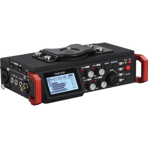 TASCAM 6-Track Audio Recorder for Select DSLR Cameras - Black WORLDWIDE DELIVERY